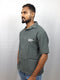 Men’s Premium Self-Textured Shirt –Olive Green
