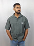 Men’s Premium Self-Textured Shirt –Olive Green