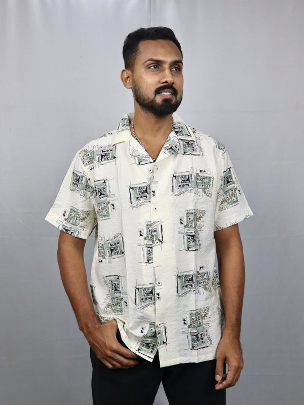Men’s Premium White Tie-Dye Shirt