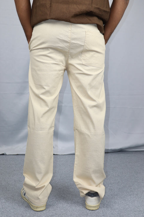 Men's Relaxed Fit Linen Trousers