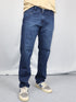 Men’s Washed Blue Straight Fit Jeans