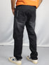Men’s Washed Black Straight Fit Jeans