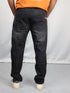 Men’s Washed Black Straight Fit Jeans