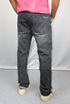 Charcoal Black Straight Fit Denim Jeans
