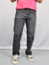 Charcoal Black Straight Fit Denim Jeans