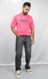 Charcoal Black Straight Fit Denim Jeans
