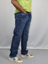 Dark Blue Straight Fit Denim Jeans