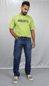 Dark Blue Straight Fit Denim Jeans