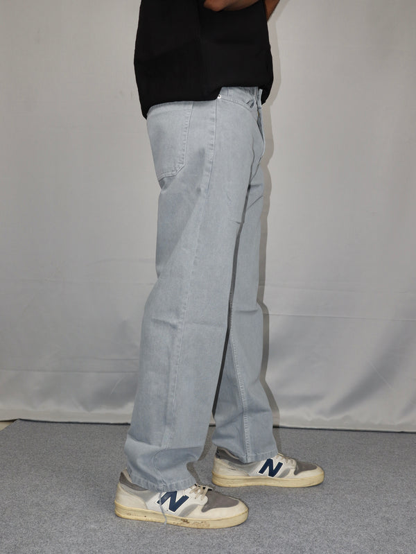 Men’s Premium Baggy Fit Jeans – Ice Blue