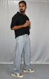 Men’s Premium Baggy Fit Jeans – Ice Blue