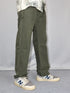 Olive Green Baggy Fit Jeans