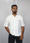 Men’s Premium Self-Textured Shirt –white