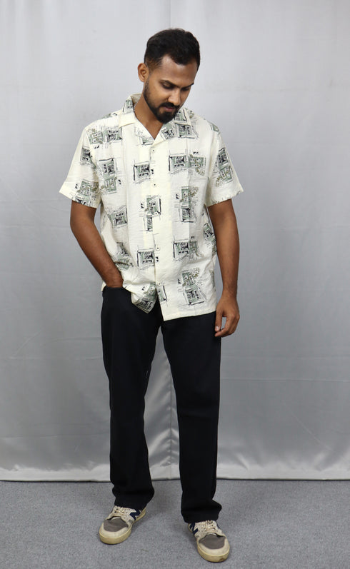 Men’s Premium White Tie-Dye Shirt