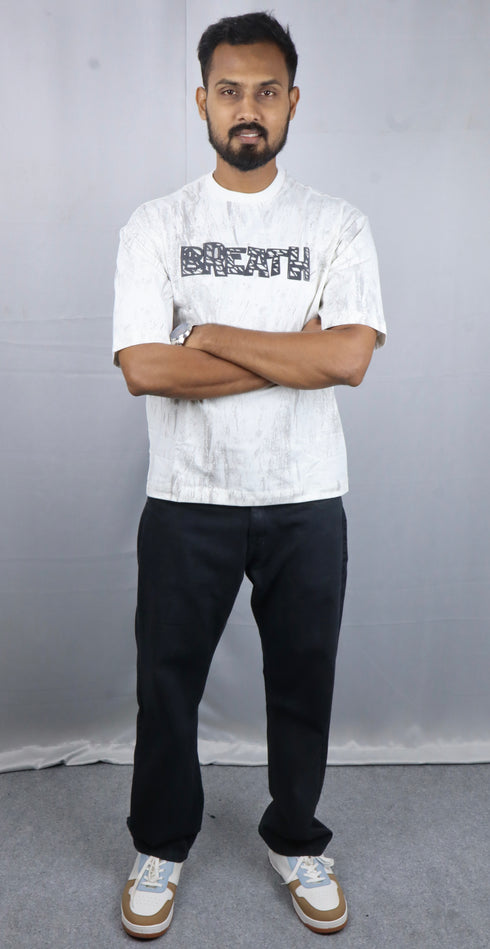 Men’s Premium Oversized White T-Shirt