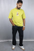 Men’s Premium Oversized Neon Green T-Shirt