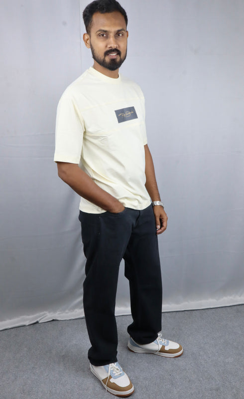 Men’s Premium Oversized off white T-Shirt
