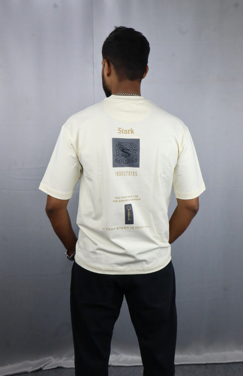 Men’s Premium Oversized off white T-Shirt