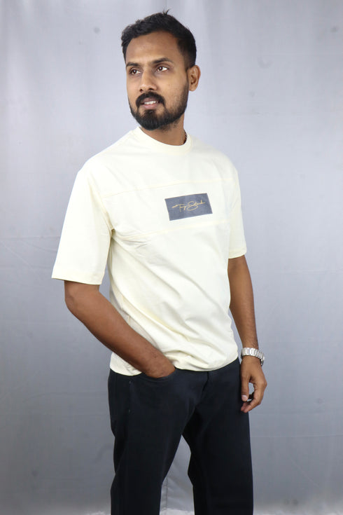 Men’s Premium Oversized off white T-Shirt