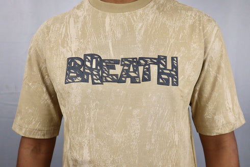 Men’s Premium Oversized Beige T-Shirt