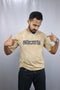 Men’s Premium Oversized Beige T-Shirt