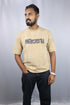 Men’s Premium Oversized Beige T-Shirt