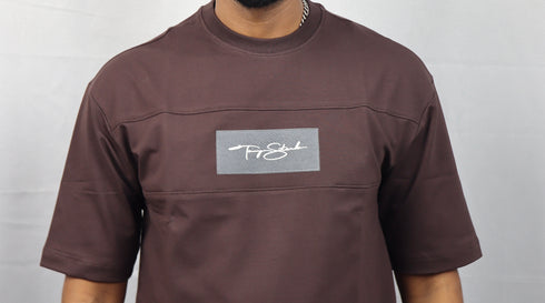 Men’s Premium Brown Oversized T-Shirt