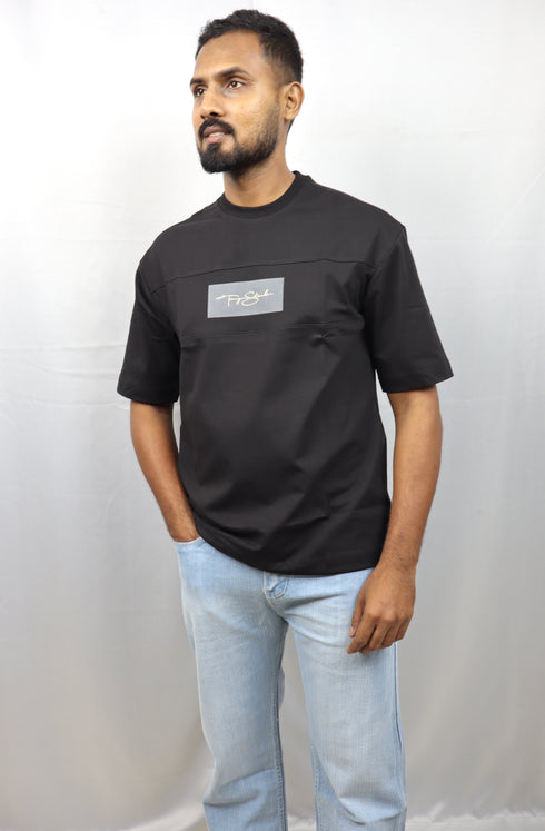 Men’s Premium Black Oversized T-Shirt