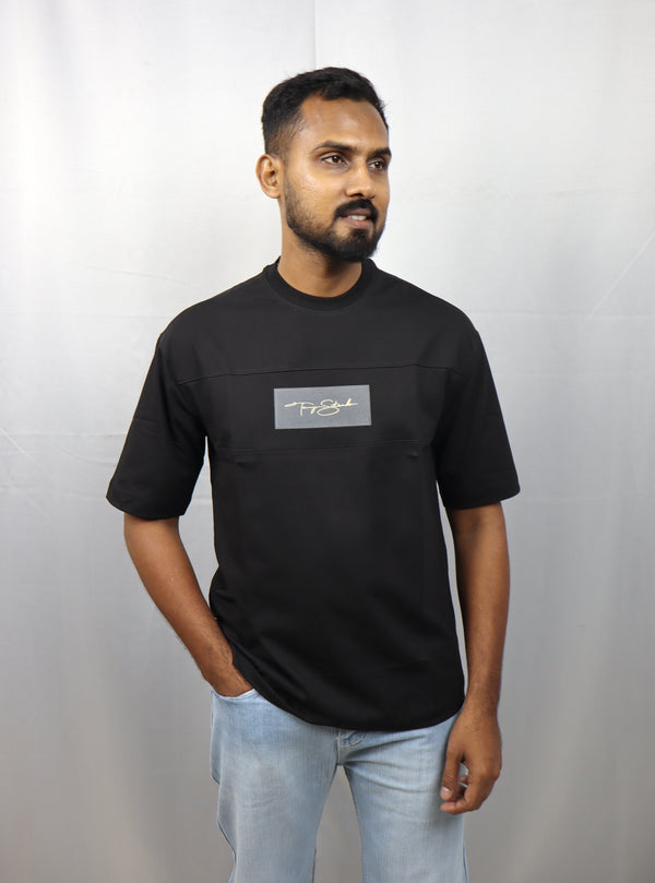 Men’s Premium Black Oversized T-Shirt