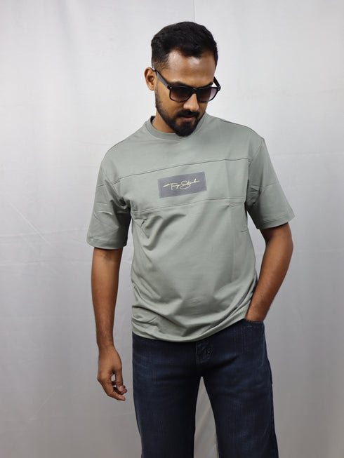 Men’s Premium Grey Oversized T-Shirt