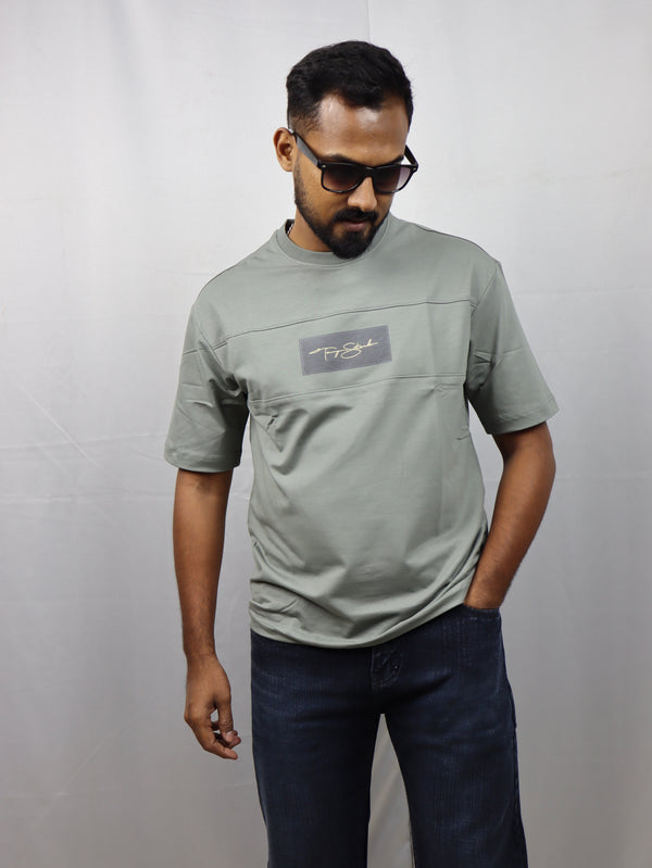 Men’s Premium Grey Oversized T-Shirt