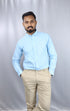 Men's Sky Blue Oxford Formal Shirt