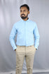 Men's Sky Blue Oxford Formal Shirt