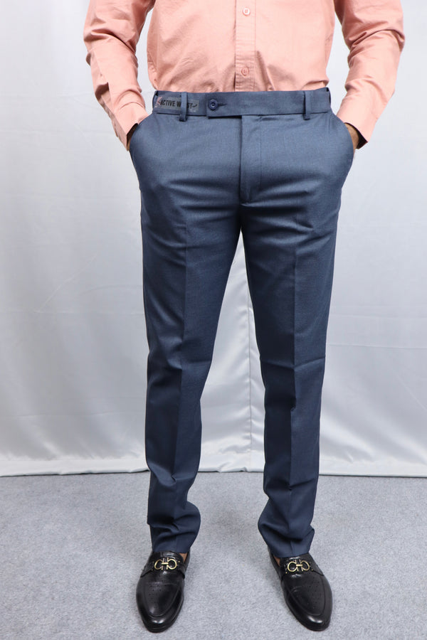 Classic Blue Formal Pants for Men