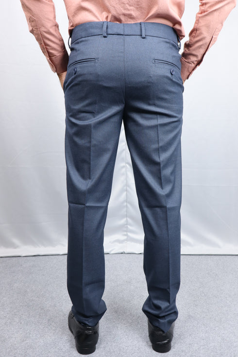 Classic Blue Formal Pants for Men
