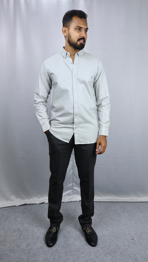 Classic Dark Grey Formal Pants for Men
