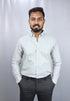 Men's Grey Oxford Formal Shirt