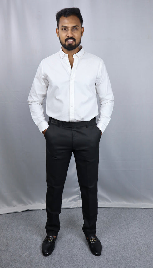Men's White Oxford Formal Shirt