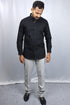 Men's Black Oxford Formal Shirt