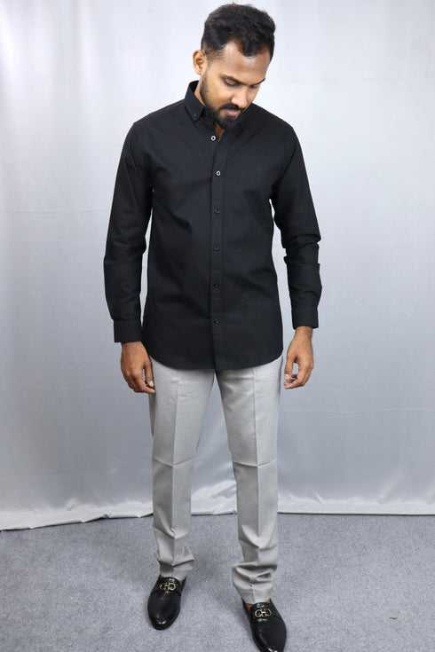 Classic Grey Formal Pants for Men