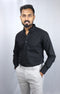 Men's Black Oxford Formal Shirt