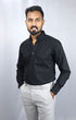 Men's Black Oxford Formal Shirt
