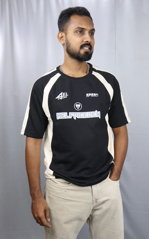 Men's Style Black oversized T-Shirt