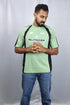 Men's Style Green Oversized T-Shirt