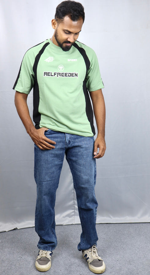 Men's Style Green Oversized T-Shirt
