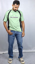 Men's Style Green Oversized T-Shirt
