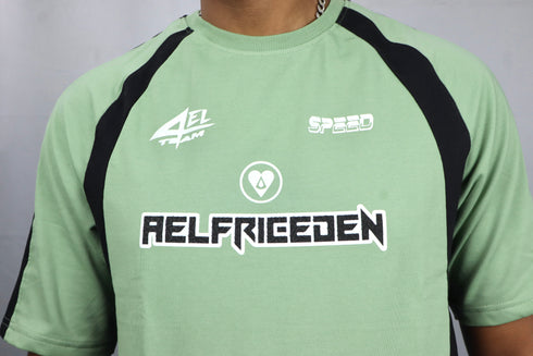 Men's Style Green Oversized T-Shirt