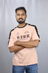 Men's Style Peach Oversized T-Shirt