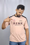 Men's Style Peach Oversized T-Shirt