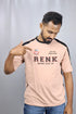 Men's Style Peach Oversized T-Shirt