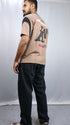 Men's Style Brown Oversized T-Shirt
